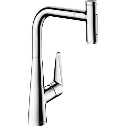 Змішувач для кухні Hansgrohe Talis Select M51 з висувним душем, хром 73867000