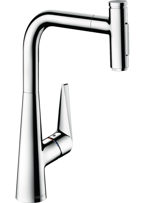 Смеситель для кухни Hansgrohe Talis Select M51 с выдвижным душем, хром 73867000