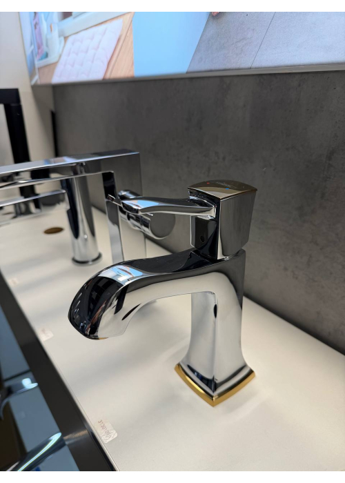 Смеситель для раковины Hansgrohe Metropol Classic 31301090 хром/золото (Повреждённая упаковка)