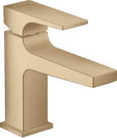 Смеситель для раковины Hansgrohe Metropol с донным клапаном Push-Open Brushed Bronze 32500140