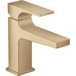 Смеситель для раковины Hansgrohe Metropol с донным клапаном Push-Open Brushed Bronze 32500140