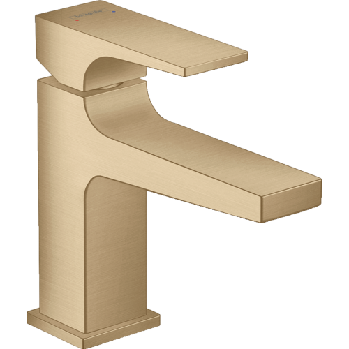 Змішувач для раковини Hansgrohe Metropol з донним клапаном Push-Open Brushed Bronze 32500140