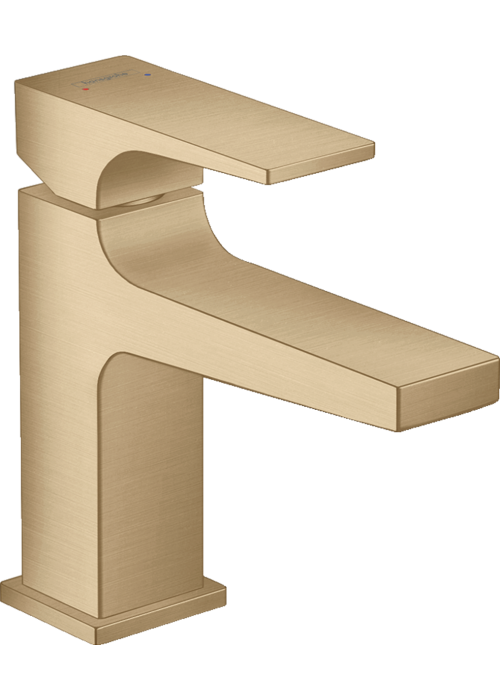 Змішувач для раковини Hansgrohe Metropol з донним клапаном Push-Open Brushed Bronze 32500140