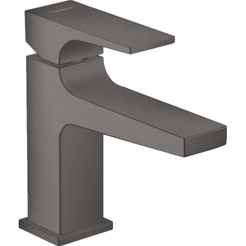 Змішувач для раковини Hansgrohe Metropol із донним клапаном Push-Open Brushed Black Chrome 32500340