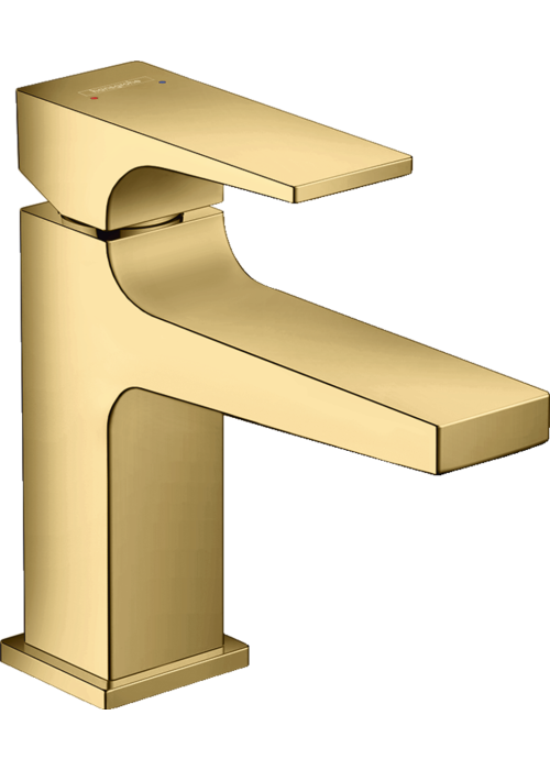 Змішувач для раковини Hansgrohe Metropol з донним клапаном Push-Open Polished Gold Optic 32500990