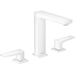 Змішувач для раковини на 3 отвори Hansgrohe Metropol Matt White 32515700