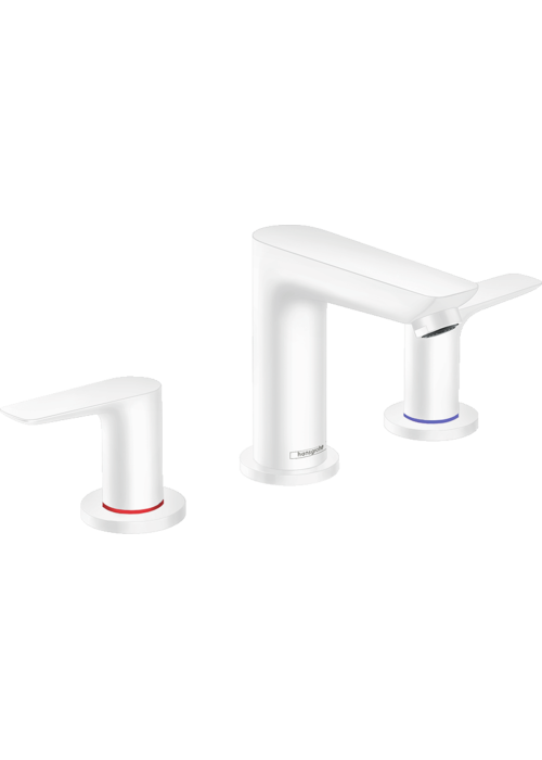 Змішувач для раковини на 3 отвори Hansgrohe Talis E Matt White 71733700