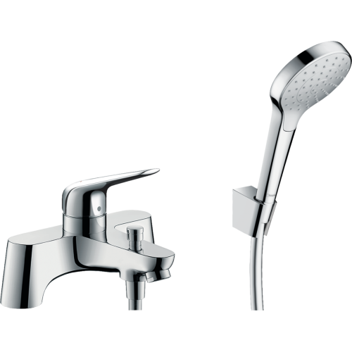 Змішувач на борт ванни Hansgrohe Novus + комплект душової лійки Croma Select 71044000