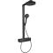 Душевая система Hansgrohe Rainfinity Showerpipe 250 1jet EcoSmart с термостатом ShowerTablet 350, Matt Black 28742670