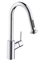 Кухонний змішувач Hansgrohe TALIS S2 VARIARC (14877000) з висувним виливом