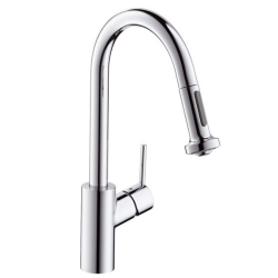 Змішувач кухонний Hansgrohe TALIS S2 VARIARC (14877000) з висувним зливом