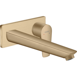 Смеситель для раковины Hansgrohe Talis E настенный Brushed Bronze 71734140