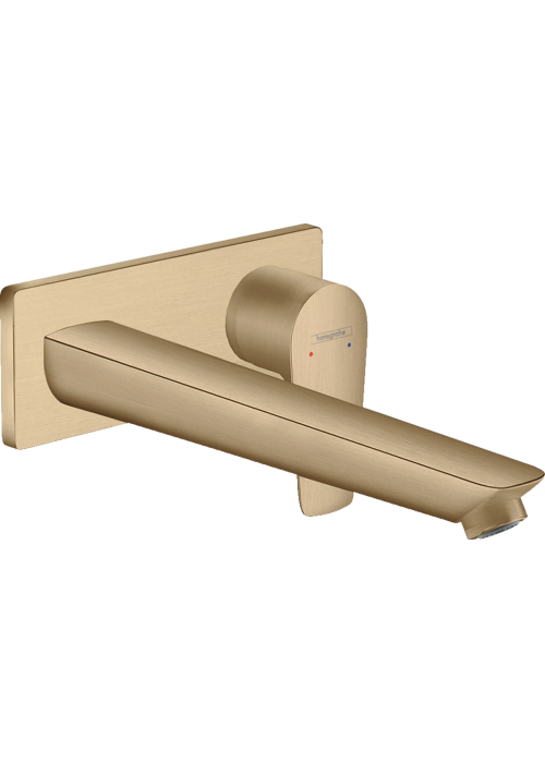 Смеситель для раковины Hansgrohe Talis E настенный Brushed Bronze 71734140