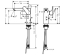 Смеситель для раковины однорычажный Hansgrohe Talis E, 71754000