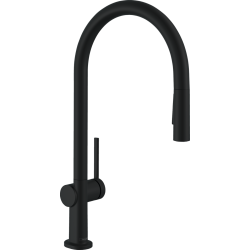 Змішувач Hansgrohe Talis M54 для кухонного миття з висувним душем Black Matt 72801670