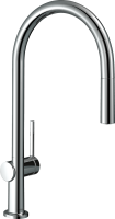 Смеситель Hansgrohe Talis M54 для кухонной мойки с выдвижным душем, хром 72802000