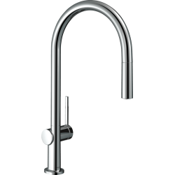 Смеситель Hansgrohe Talis M54 для кухонной мойки с выдвижным душем, хром 72802000