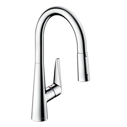 Змішувач для кухні одноважільний з висувним виливом Hansgrohe Talis S, 72815000