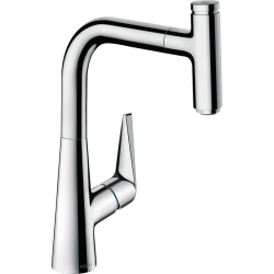 Змішувач для кухні з висувною лійкою Hansgrohe Talis Select S 72822000