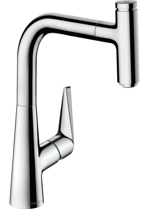 Смеситель для кухни с выдвижной лейкой Hansgrohe Talis Select S 72822000