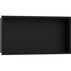 Настінна ніша Hansgrohe XtraStoris Original із вбудованою рамою 30x60x10 см Matt Black 56064670