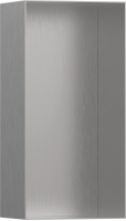 Настінна ніша Hansgrohe XtraStoris Minimalistic із відкритою рамою 30x15x10 см Brushed Stainless Steel 56070800