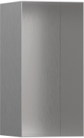 Настінна ніша Hansgrohe XtraStoris Minimalistic із відкритою рамою 30x15x14 см Brushed Stainless Steel 56076800