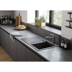 Кухонный комплект мойка со смесителем Hansgrohe  S520-F345 + Смеситель Hansgrohe Zesis M33, хром 43356800