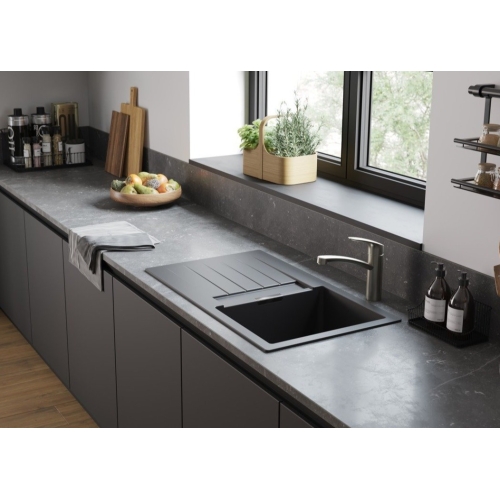 Кухонний комплект мийка із змішувачем Hansgrohe S520-F345 + Змішувач Hansgrohe Zesis M33, хром 43356800