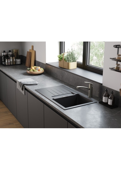 Кухонний комплект мийка із змішувачем Hansgrohe S520-F345 + Змішувач Hansgrohe Zesis M33, хром 43356800