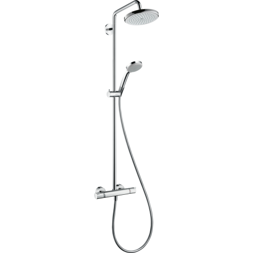 Душова система Hansgrohe Croma 220 Showerpipe + термостат 27185000