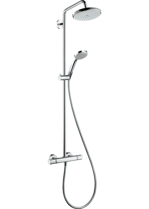 Душова система Hansgrohe Croma 220 Showerpipe + термостат 27185000