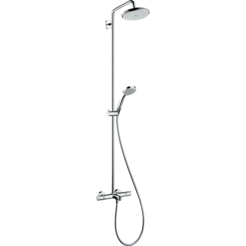 Душова система Hansgrohe Croma 220 Showerpipe + термостат 27223000