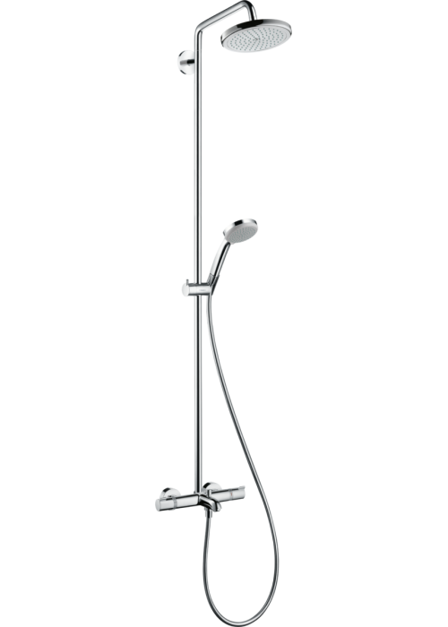 Душевая система Hansgrohe Croma 220 Showerpipe +термостат 27223000