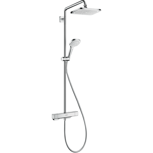 Душова система з термостатом Hansgrohe Croma E Showerpipe 280 1jet EcoSmart 27660000