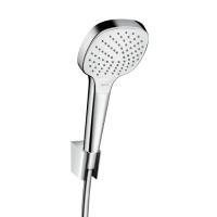 Ручний душ Hansgrohe Croma Select E Vario Porter+тримач+шланг кольору білий 26413400