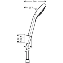 Душовий набір Hansgrohe Croma Select E Porter 26424400