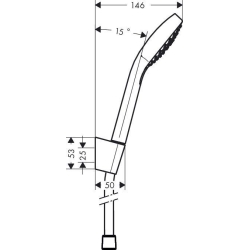 Душовий набір Hansgrohe Croma Select E 26425400