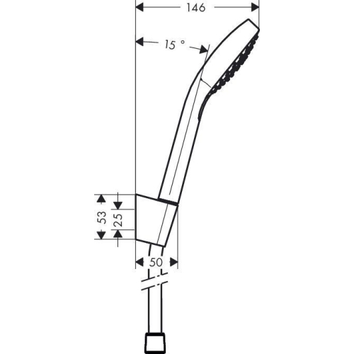 Душовий набір Hansgrohe Croma Select E 26425400