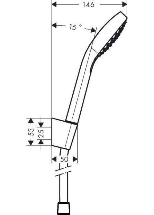 Душовий набір Hansgrohe Croma Select E 26425400