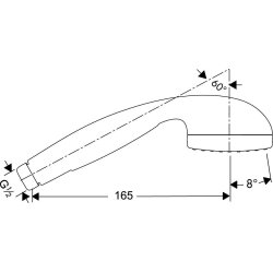 Ручний душ Hansgrohe Croma 28511000