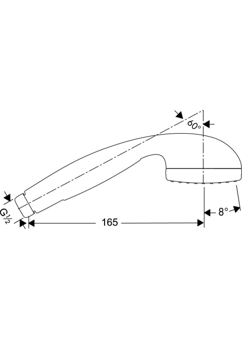 Ручний душ Hansgrohe Croma 28511000