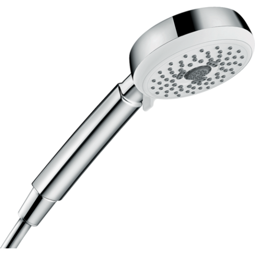 Ручной душ Hansgrohe Crometta 100 Multi EcoSmart белый/хром 26826400