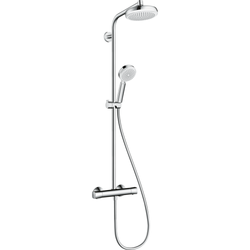 Душевая система Hansgrohe Crometta 160 Showerpipe + термостат 27265400