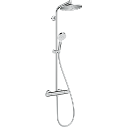 Душова система з термостатом Hansgrohe Crometta S 240 1jet Showerpipe EcoSmart 27268000