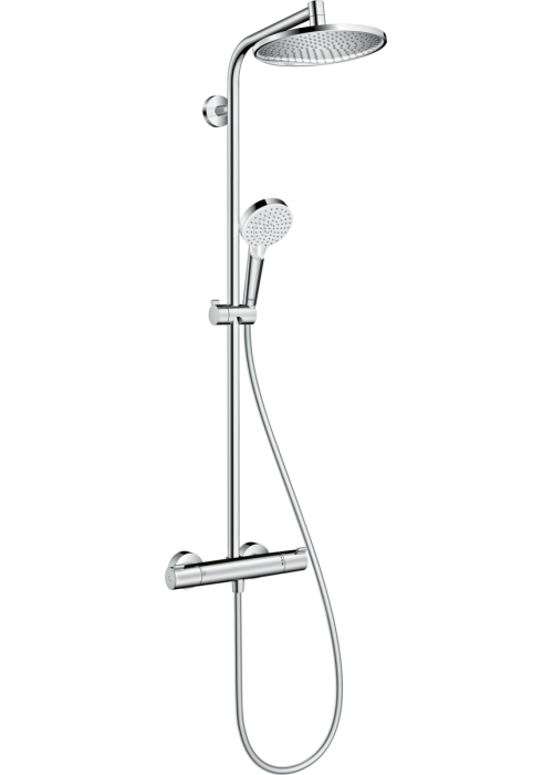 Душова система з термостатом Hansgrohe Crometta S 240 1jet Showerpipe EcoSmart 27268000