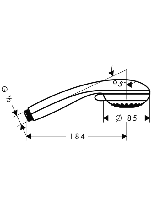 Ручной душ Hansgrohe Crometta 85 multi 28563000