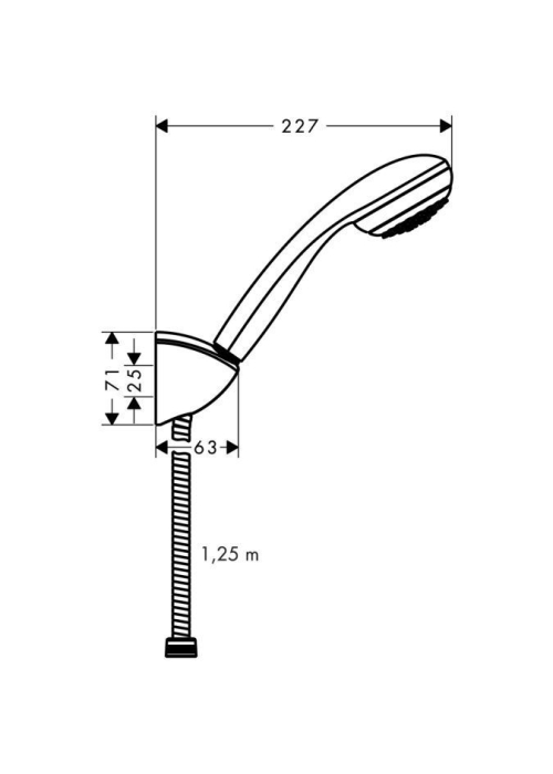 Душовий набір Hansgrohe Crometta 85 27576000