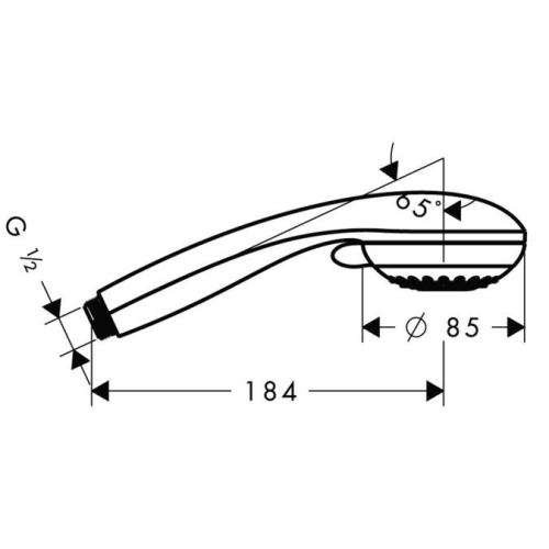 Ручний душ Hansgrohe Crometta 85 Variojet 28562000