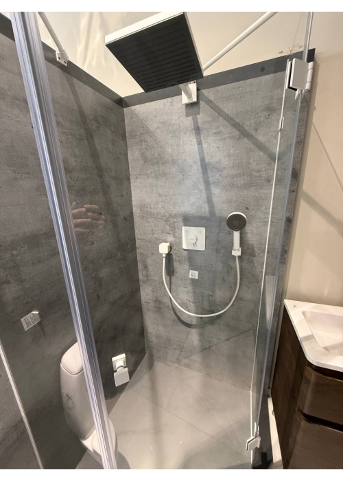Душевой комплект білий матовий  Hansgrohe  DuoTurn Q   Pulsify Е 260 1jet   8в1 White   24330700